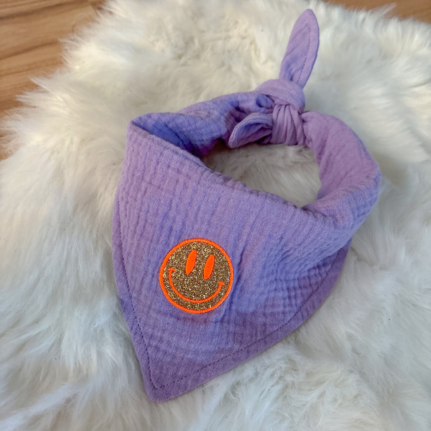 Bandana - Glitzernder Smiley