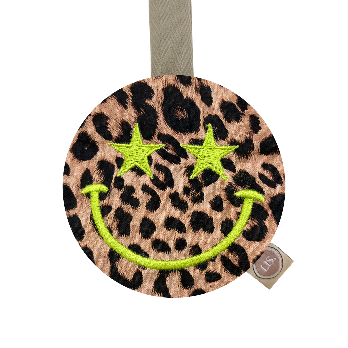 Schnullerclip Smiley - Leopard II