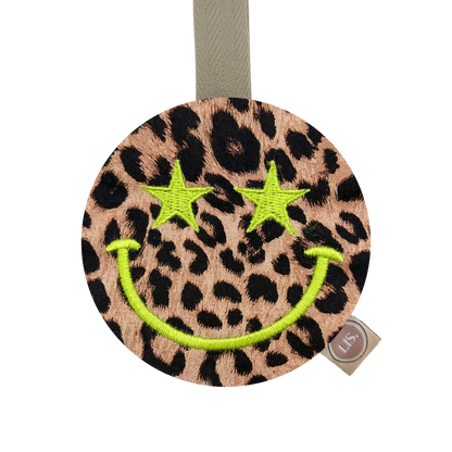 Schnullerclip Smiley - Leopard II