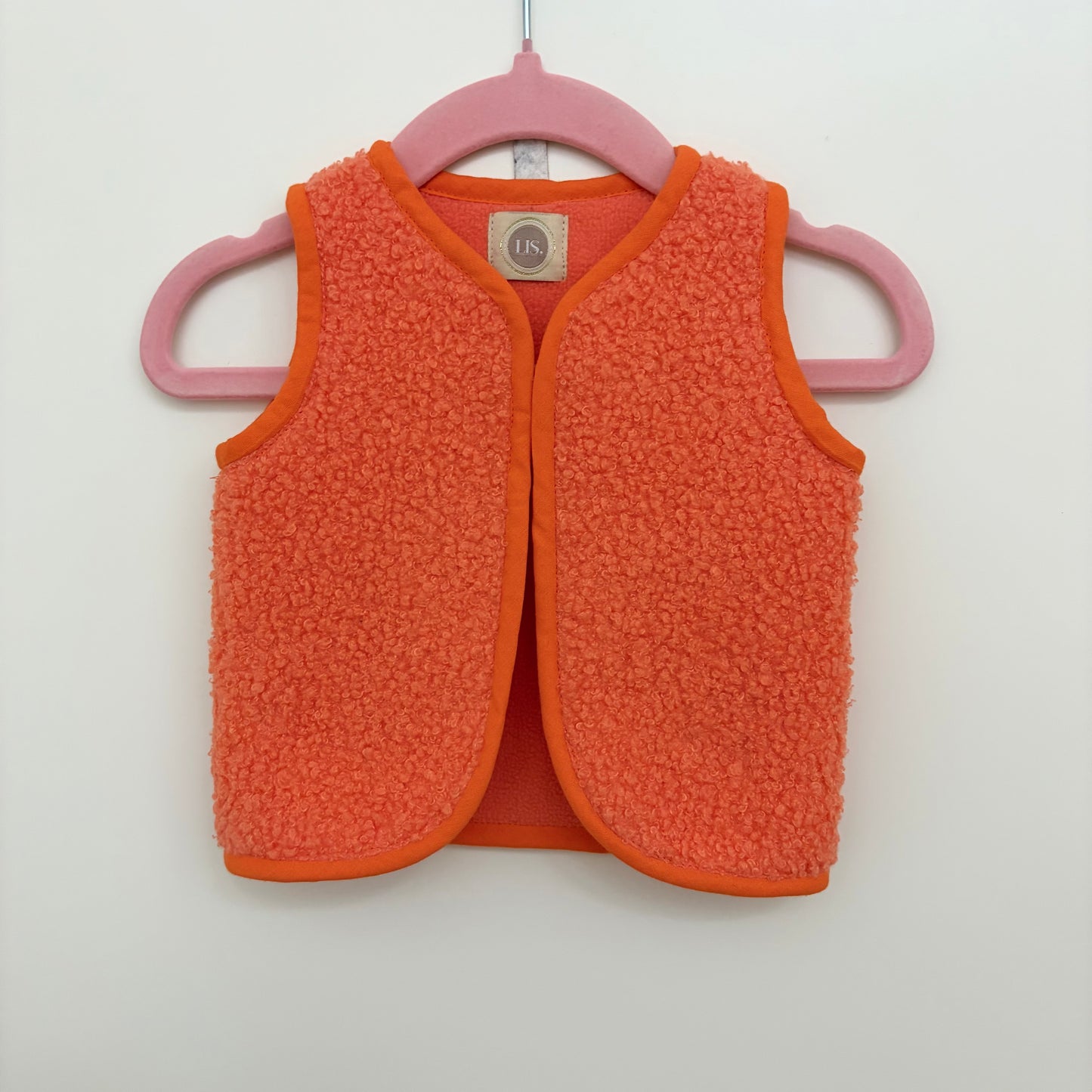 Teddy Gilet - Orange