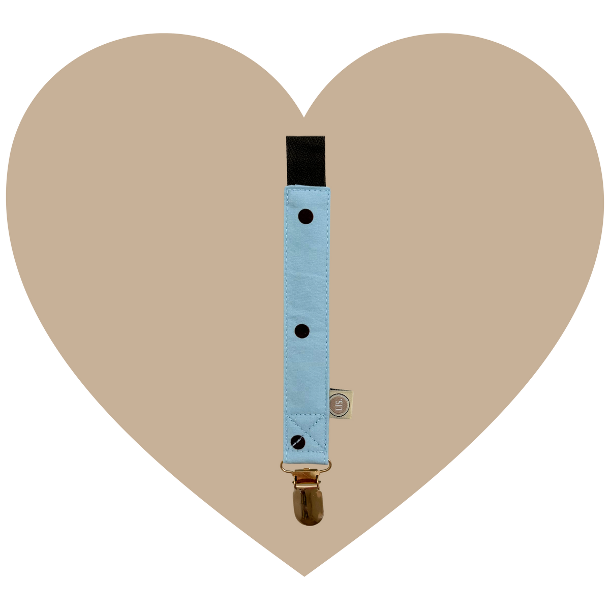 Speenkoord Dot - Light Blue