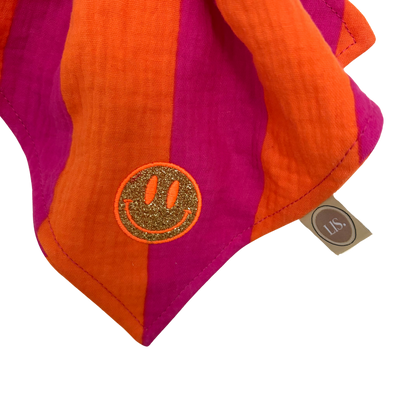 Tutdoekje - Fuchsia/Orange