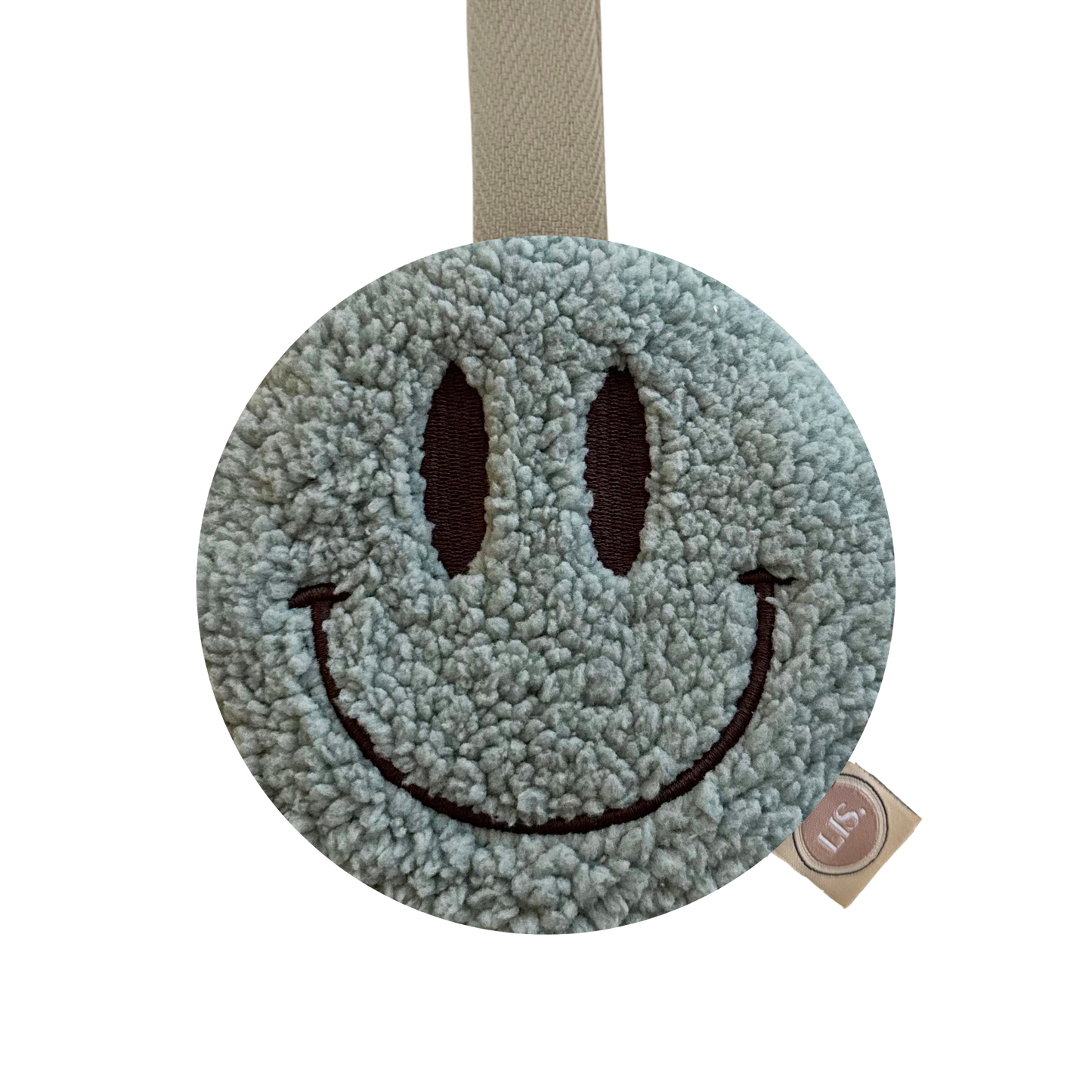 Schnullerclip Smiley - Mint I