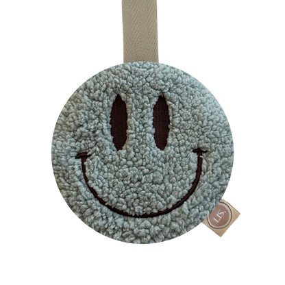 Schnullerclip Smiley - Mint I