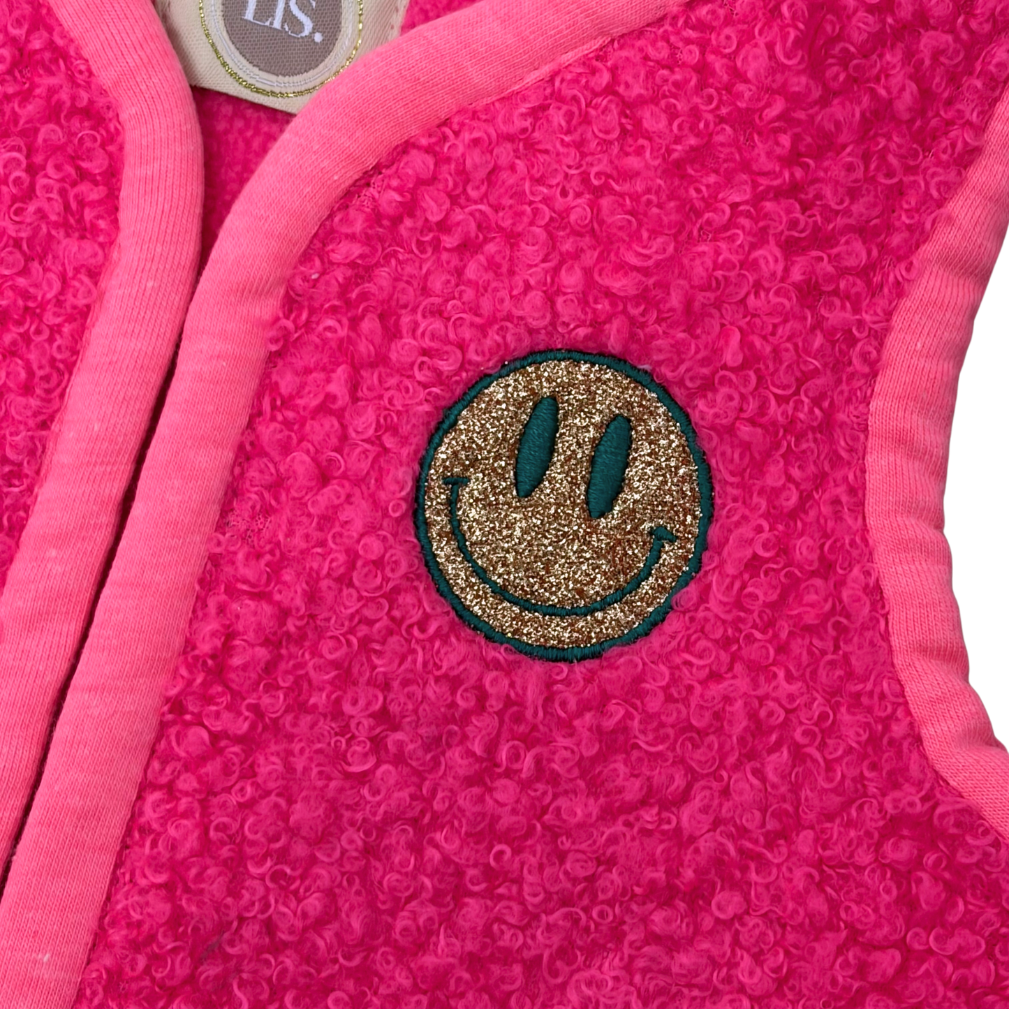 Teddy Gilet - Neon Pink