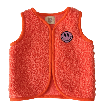 Teddy Gilet - Orange