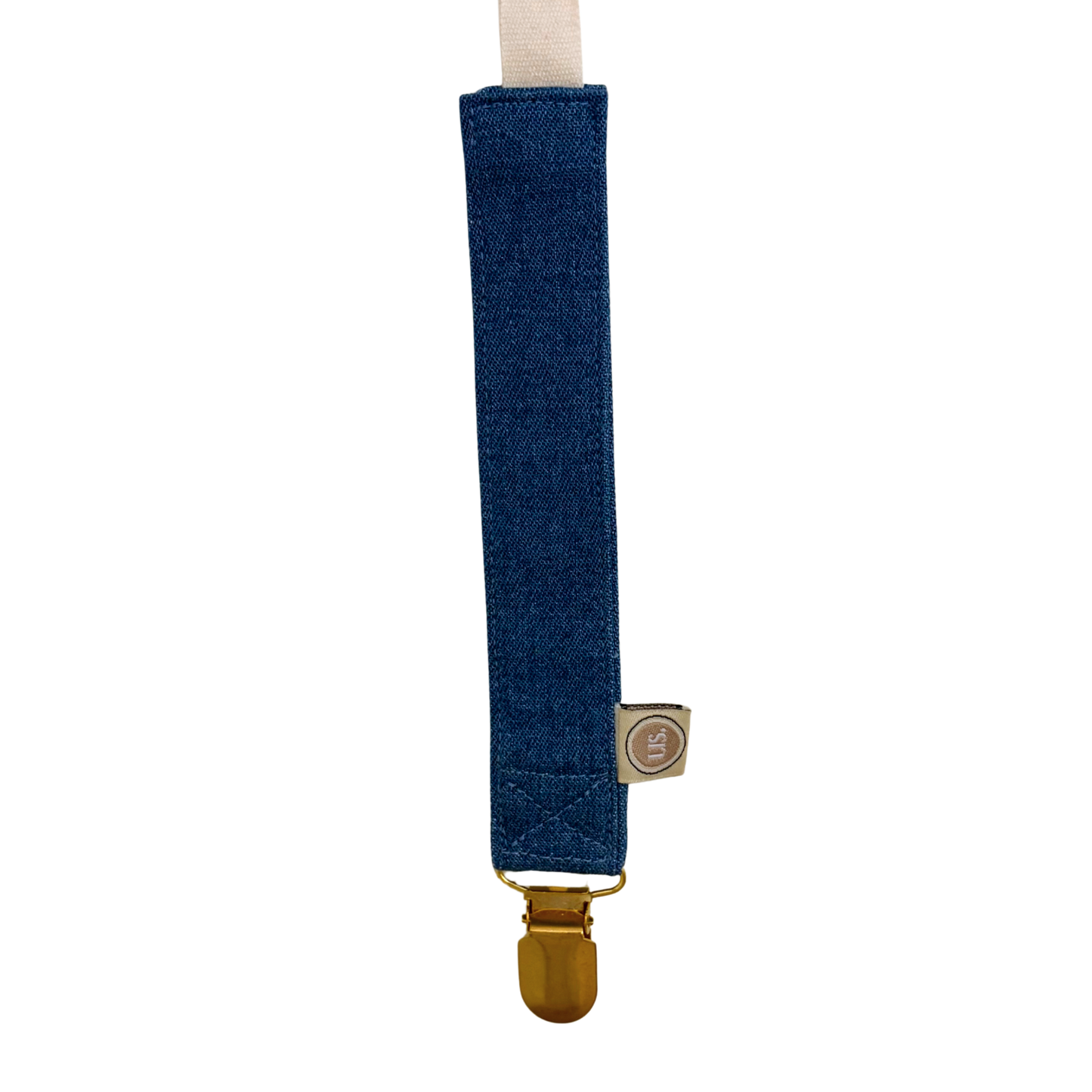 Schnullerschnur Name - Denim II