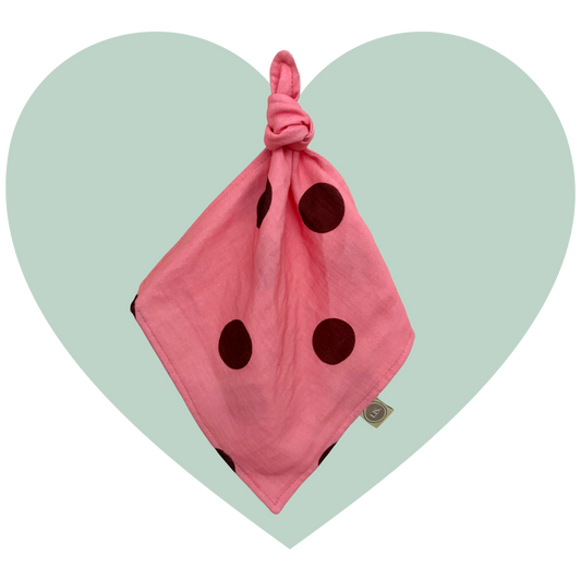 Tutdoekje - Happy Dot - Pink