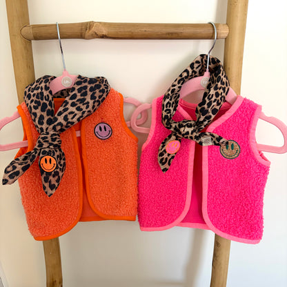 Teddy Gilet - Orange
