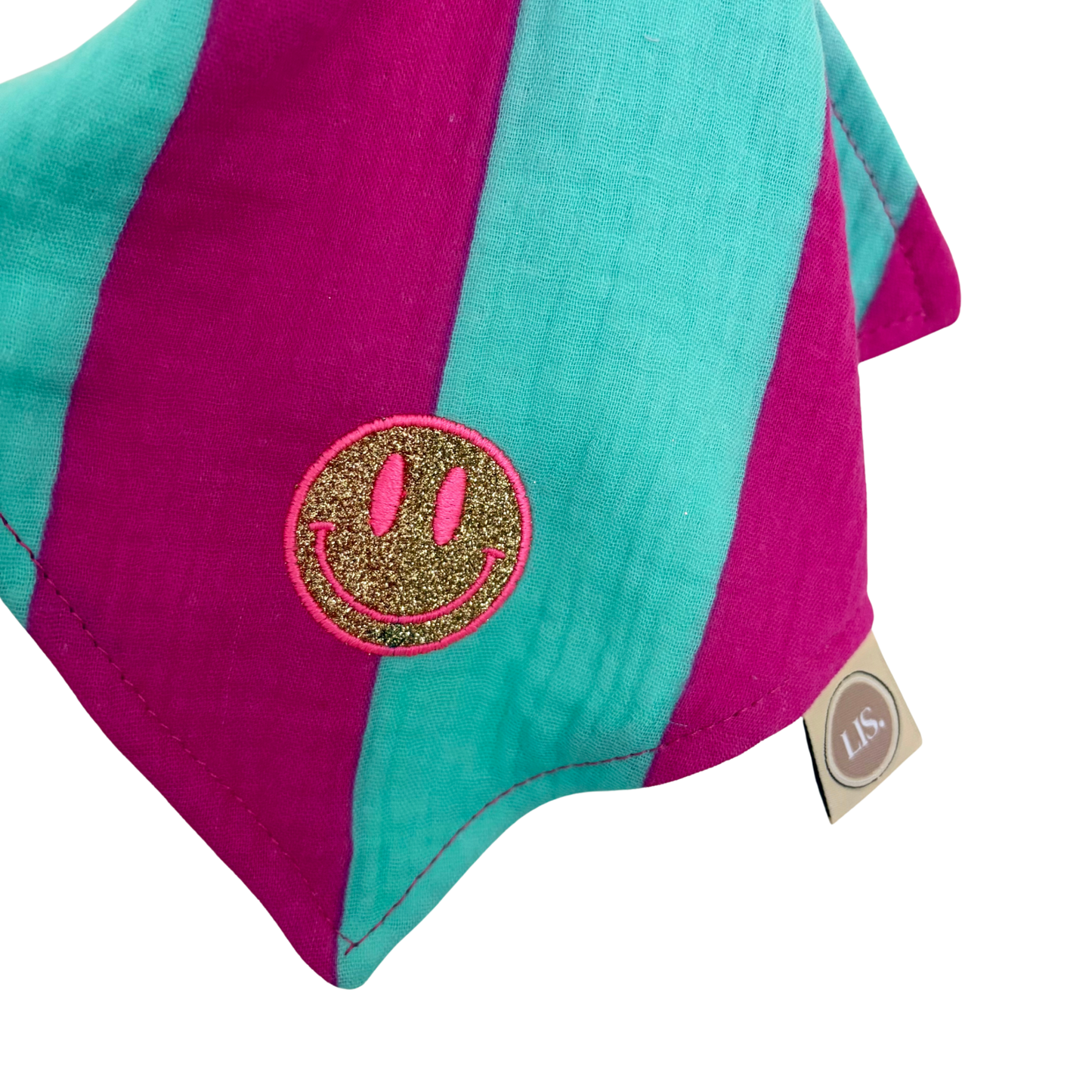 Tutdoekje - Fuchsia/Mint