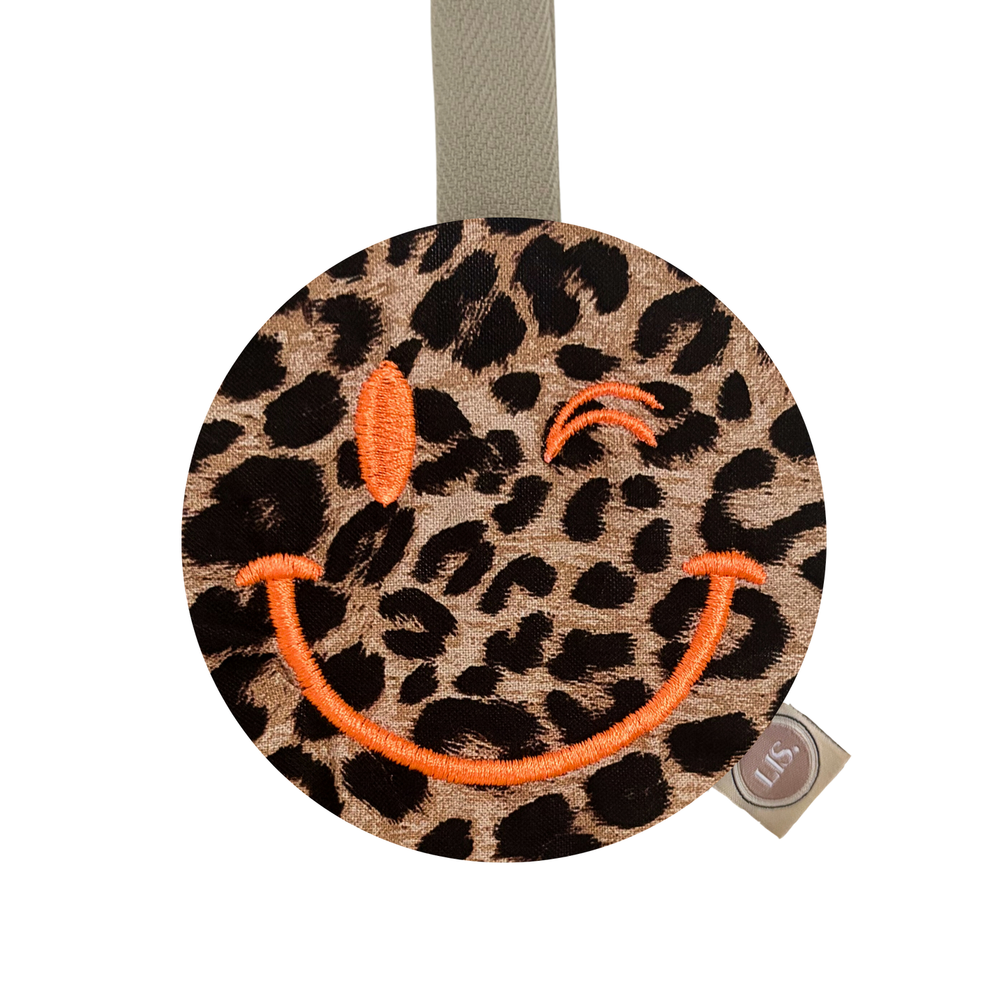 Schnullerclip Smiley - Leopard II