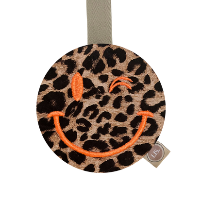 Schnullerclip Smiley - Leopard II