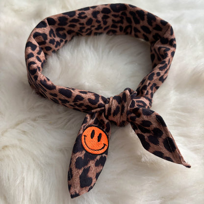 Bandana Leopard Smiley - kids