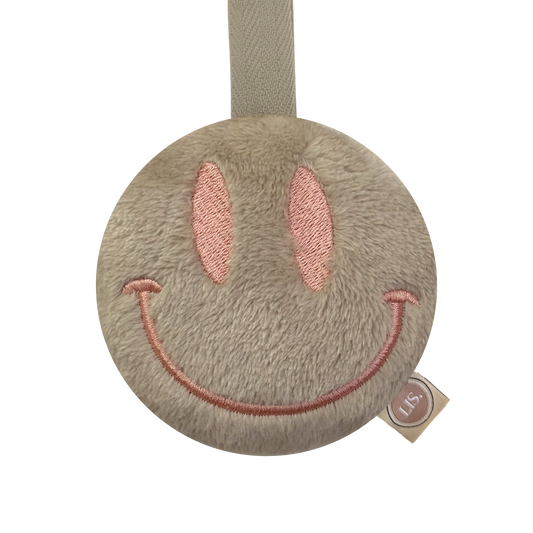 Speenkoord Smiley - Sand Velvet