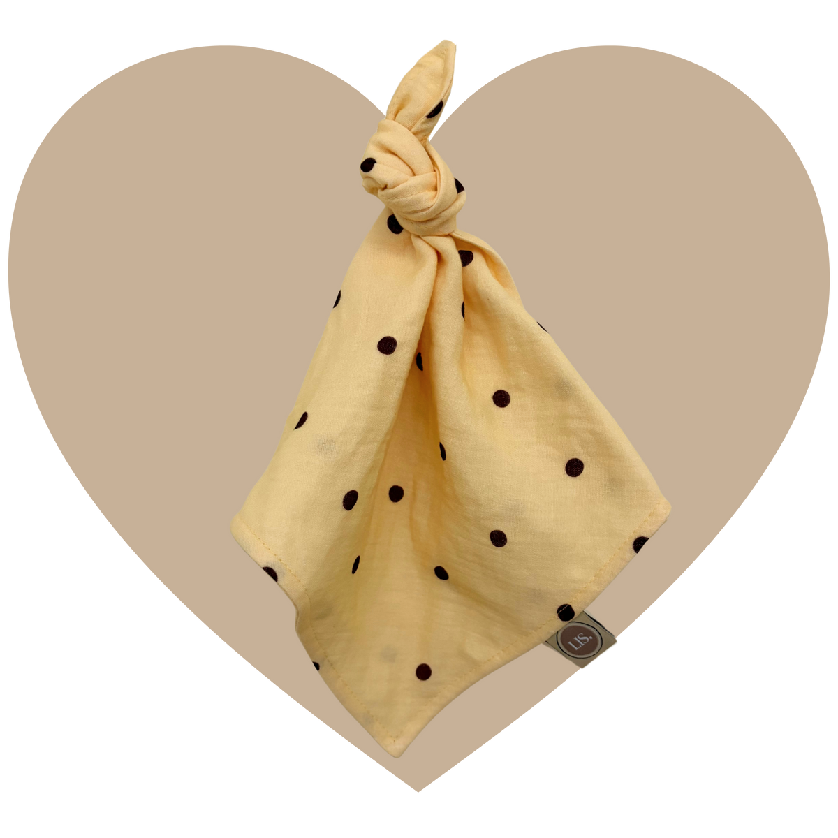 Tutdoekje - Little Dot - Butter Yellow