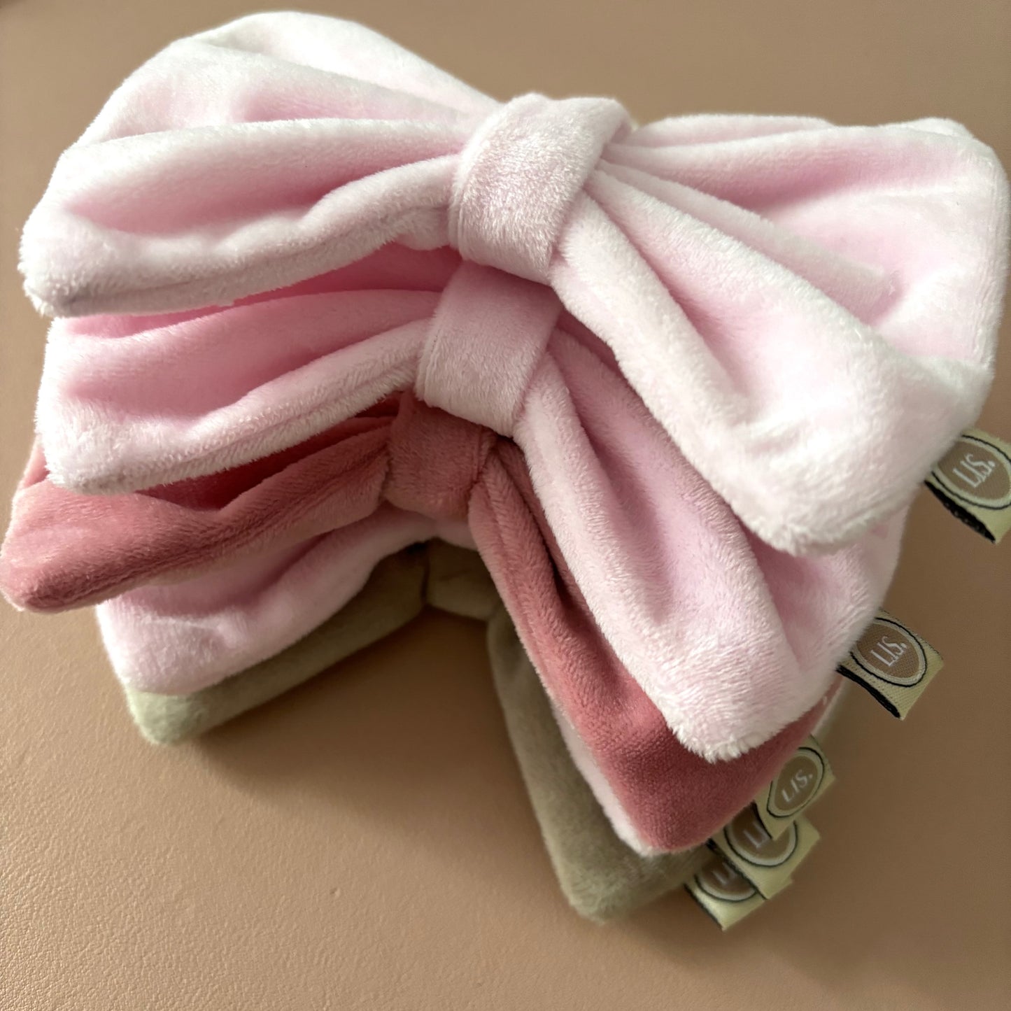 Speendoekje strik - Licht Roze