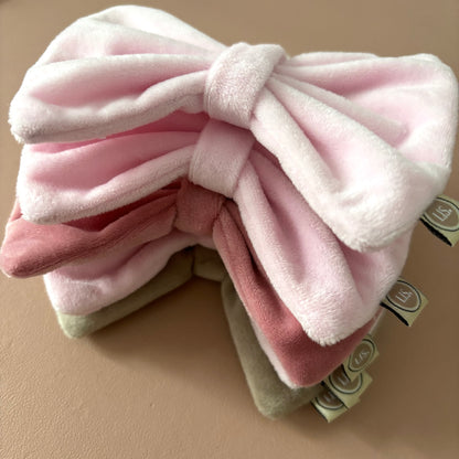 Speendoekje strik - Licht Roze