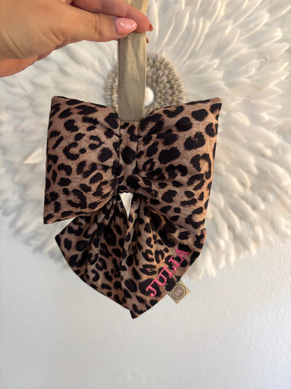 Schnullertuch Bow Deluxe – Leopard
