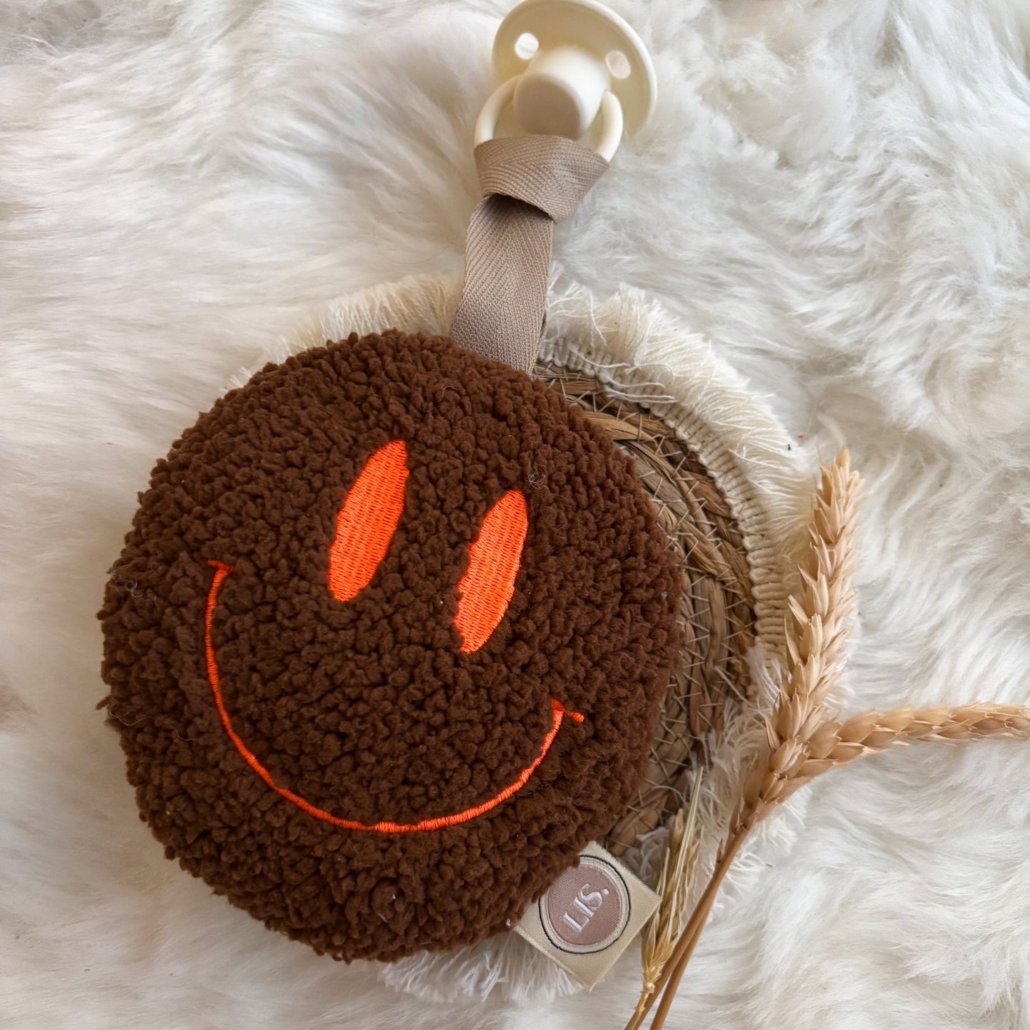 Speenkoord Smiley - Chocolate Teddy