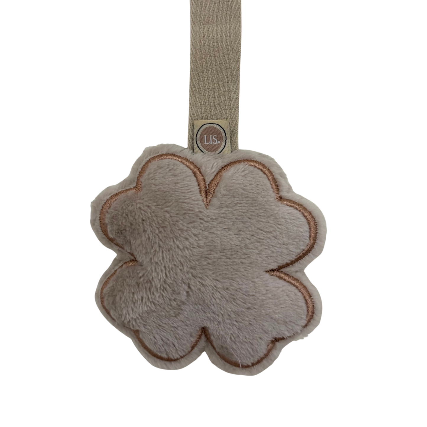 Schnullerclip Lucky One – Beige