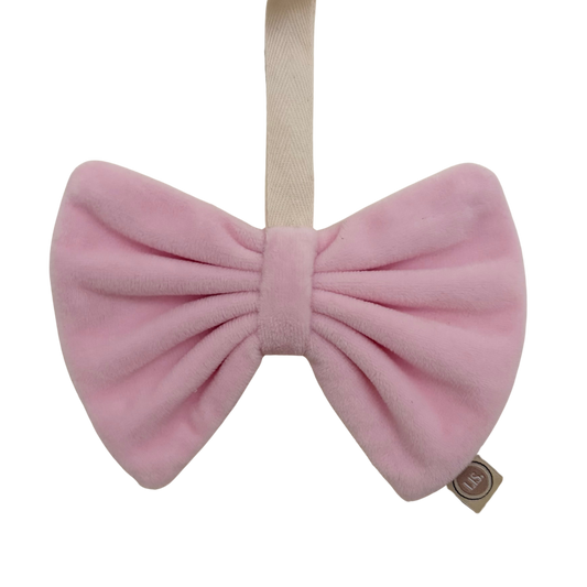 Speendoekje strik - Licht Roze