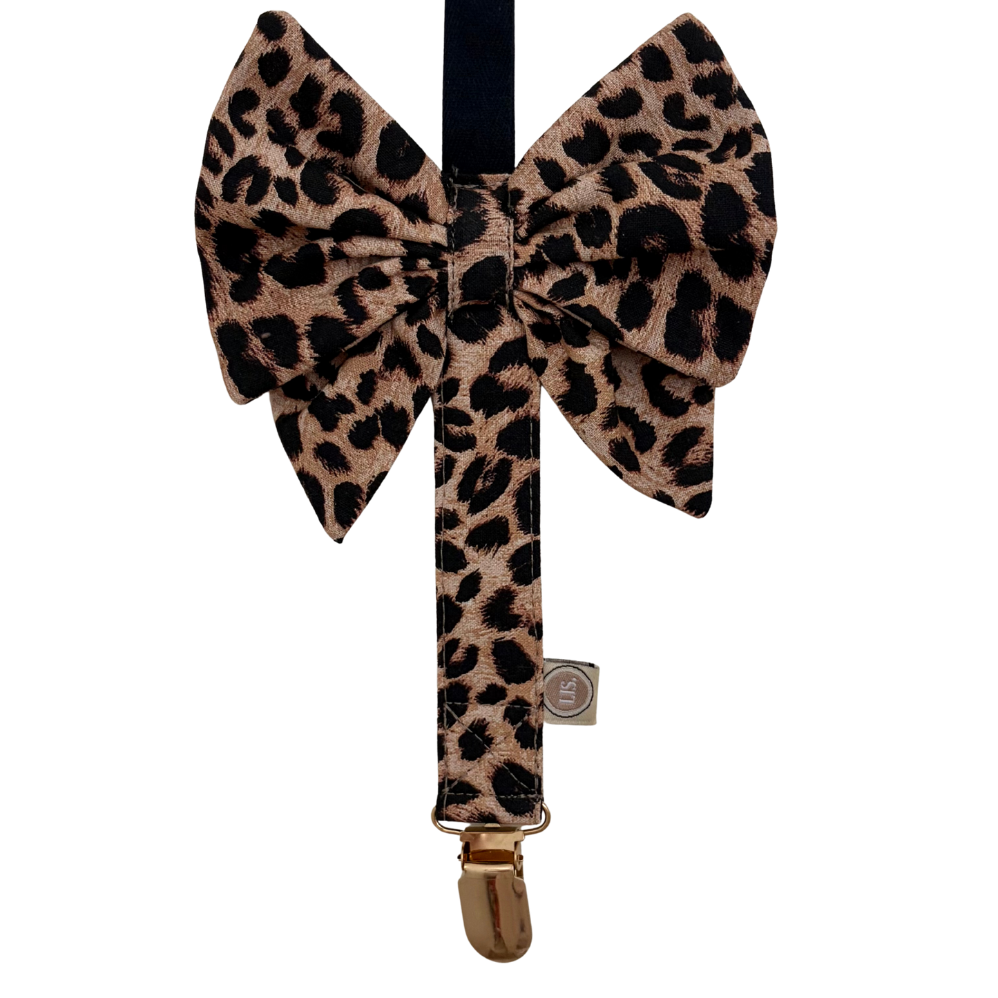 Speenkoord Strik Deluxe - Leopard