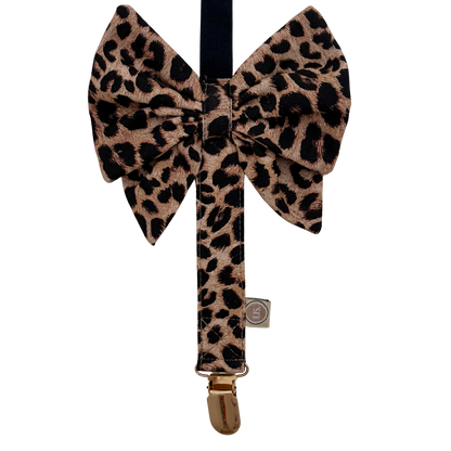 Speenkoord Strik Deluxe - Leopard