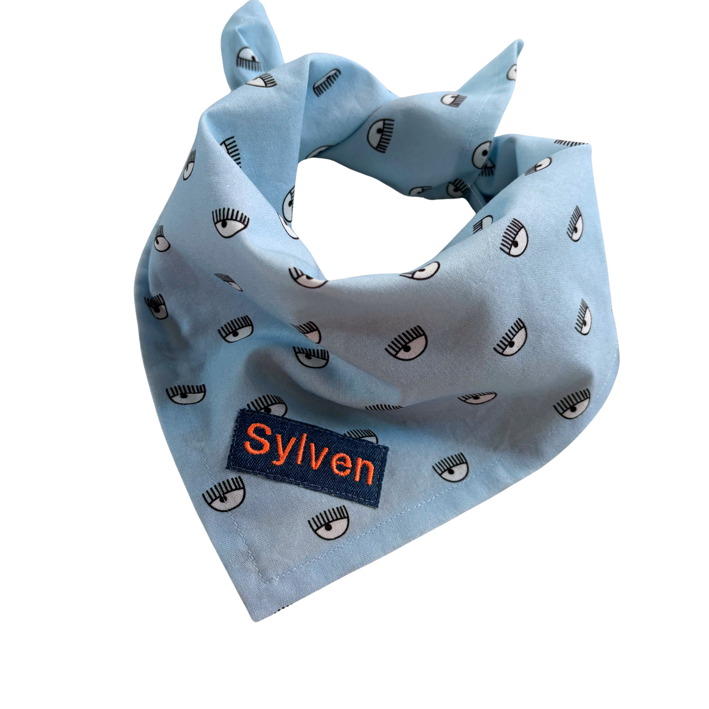 Bandana - Augen blau