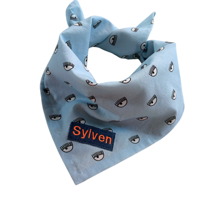 Bandana - Augen blau