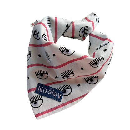 Bandana - Augen rosa