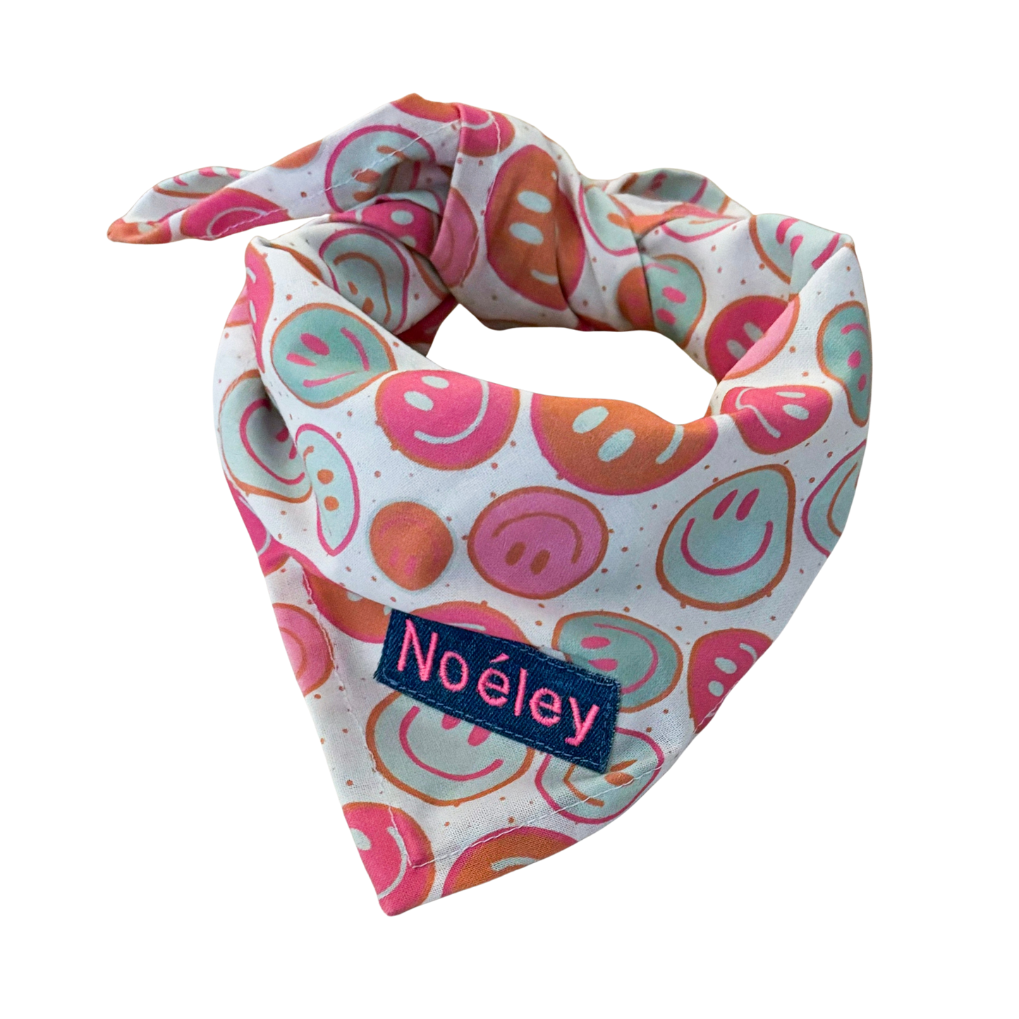 Bandana - Smileys Pink