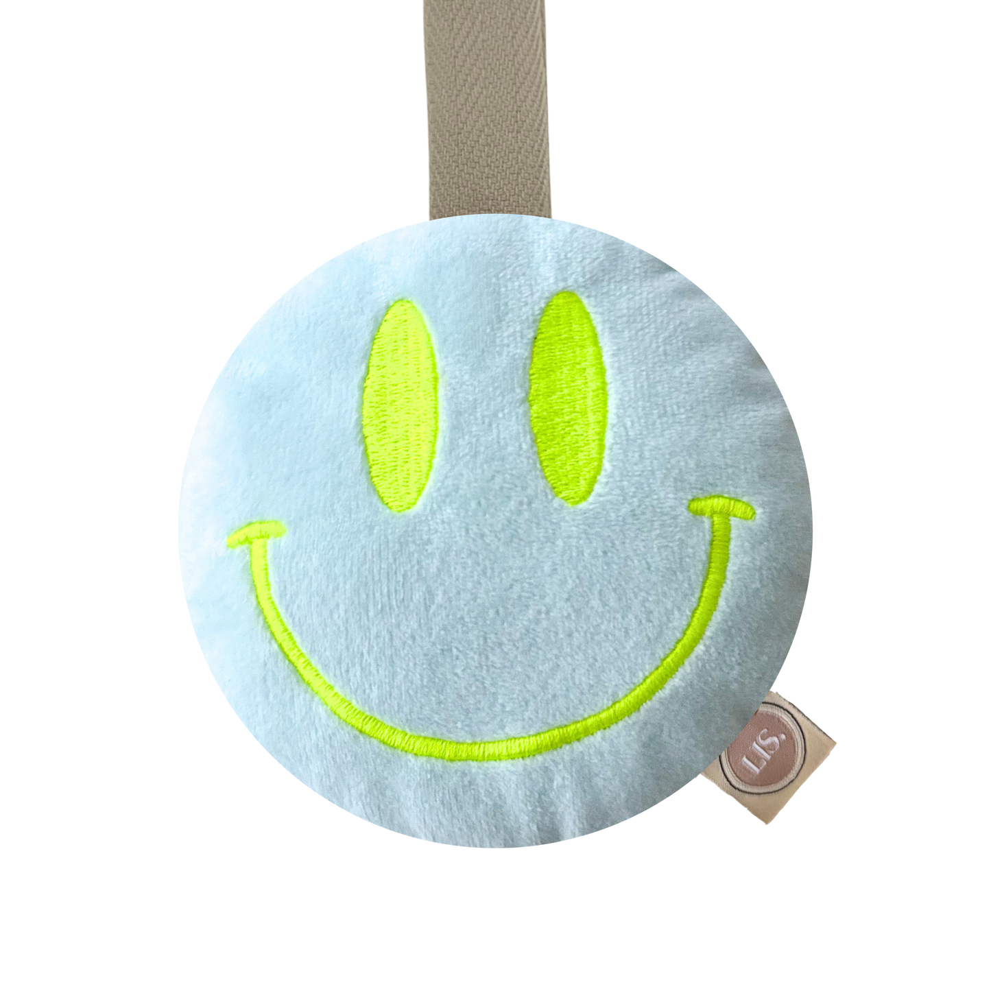 Schnullerclip Smiley - Mint II