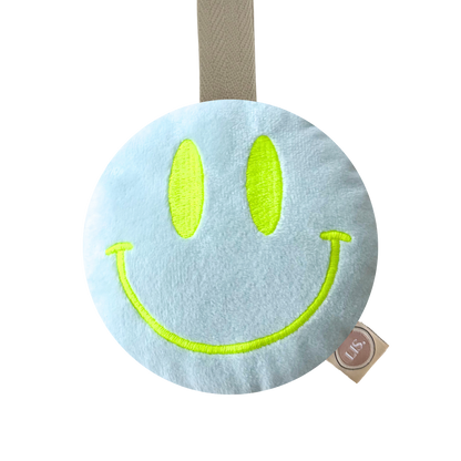 Schnullerclip Smiley - Mint II