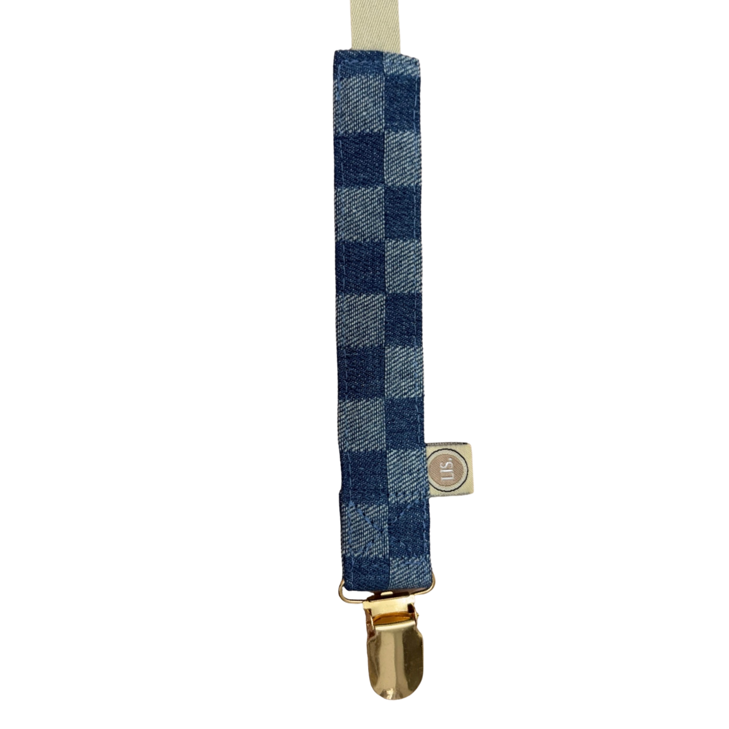 Schnullerschnur Name - Denim III