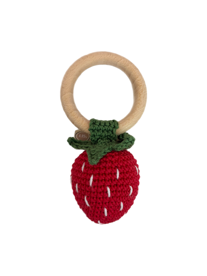 Bijtring Strawberry - Red