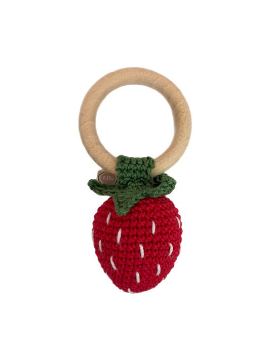 Bijtring Strawberry - Red