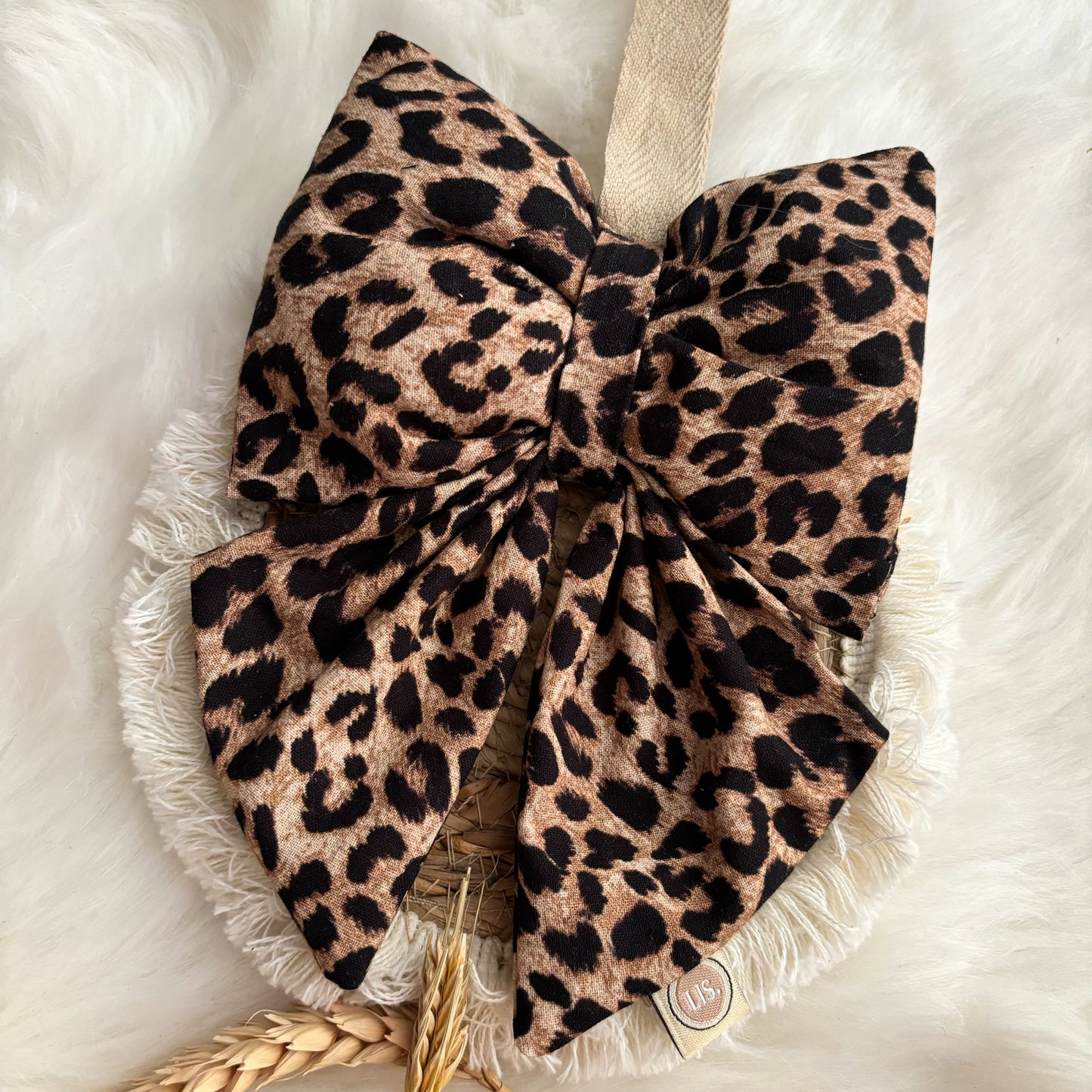 Schnullertuch Bow Deluxe – Leopard