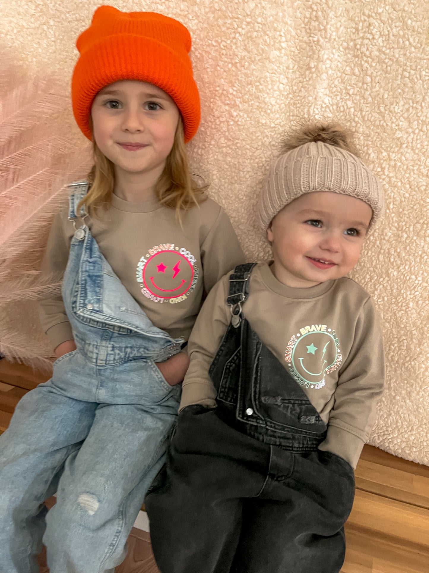 Pullover-Smiley – Mint