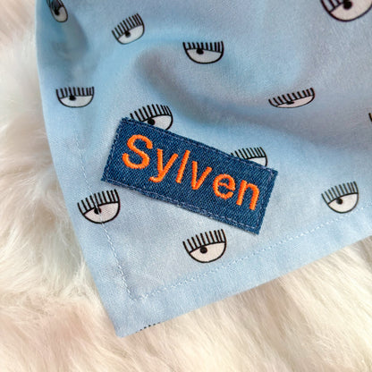 Bandana - Augen blau